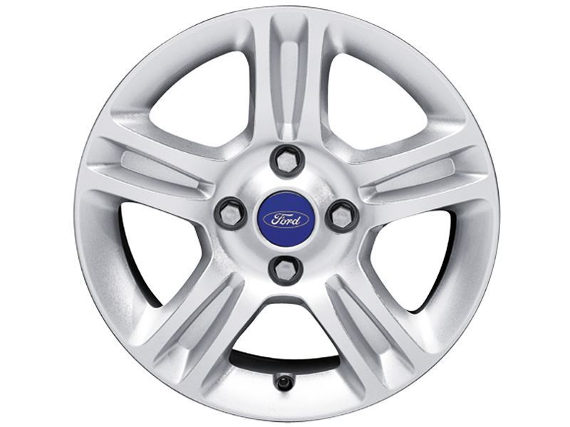 Genuine Single Ford Fiesta 15" Alloy Wheel - 5 x 2 Spoke Design (1495697)