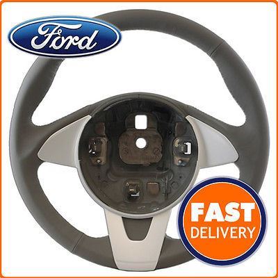 Genuine Ford KA Leather Steering Wheel Dark Florida W/O Controls 1573468