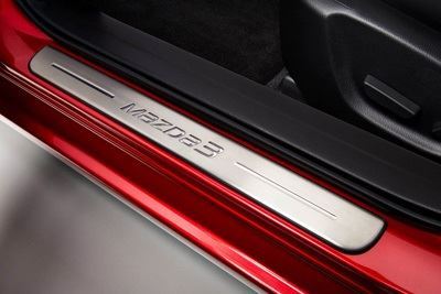Mazda 3 (05/13>)Sill Guards / Protectors Stainless Steel (BHR1V1370)