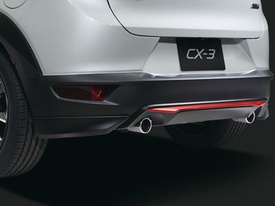 Mazda CX3 2015> Rear Under Skirt Side In Black (QDKE50370A)