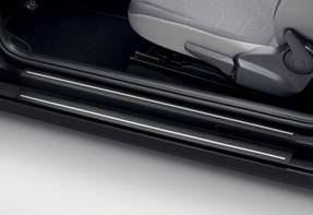 Skoda Citigo Sill Guard / Protector - Foil Black / Silver (5Dr) (1ST071310C)