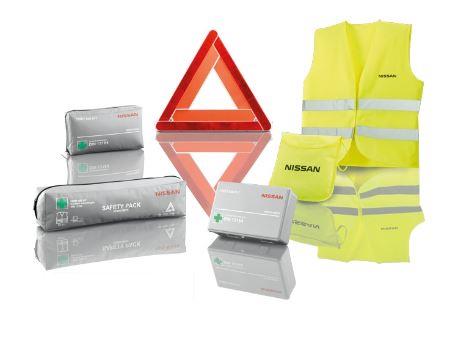 Genuine New Nissan Qashqai 2021> Safety Pack First Aid Kit, 2 Jackets,1 Triangle