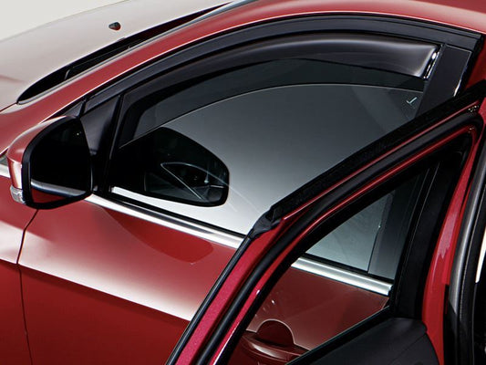 Genuine Ford Kuga Front Door Window Deflectors In Dark Grey (1555755) 2008 - 2012