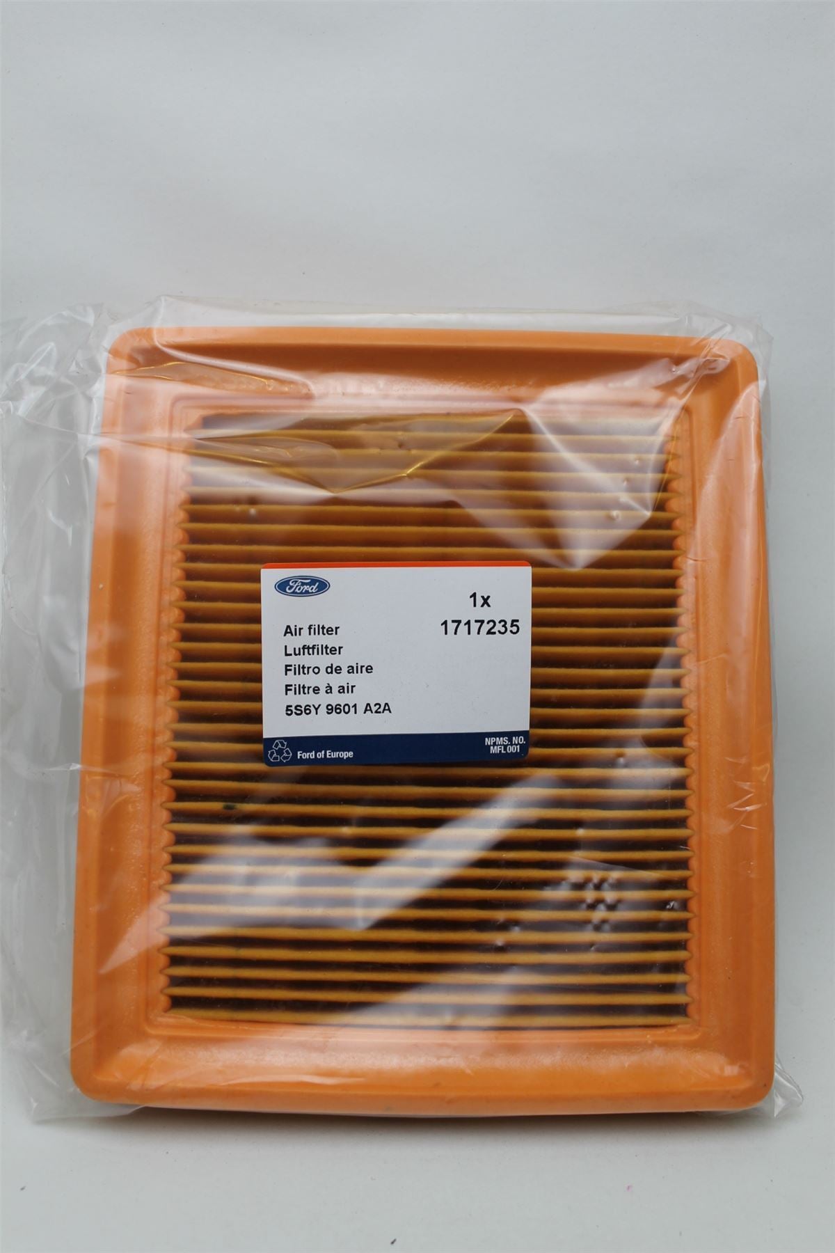 GENUINE FORD FIESTA ST 150 AIR FILTER (11.04 - 09.08) 1717235