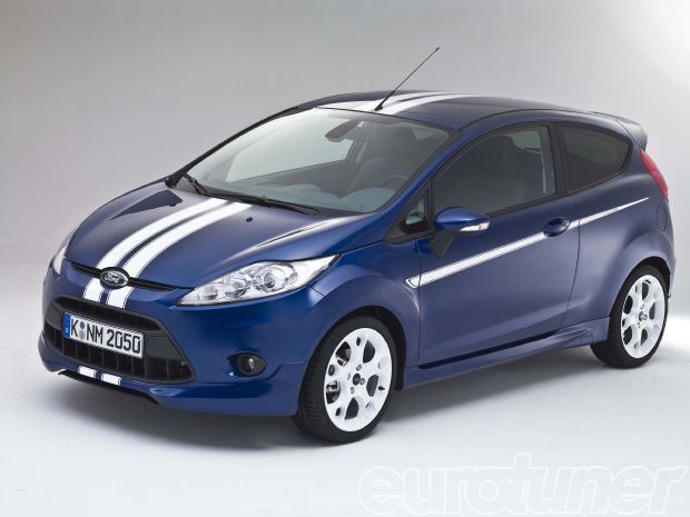 Genuine Ford Fiesta Digital Stripes in White - for body side (1703004)