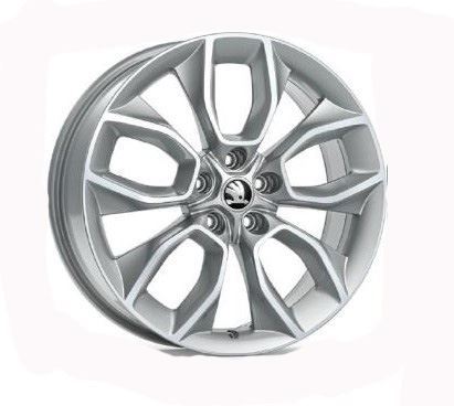 Genuine Skoda Kodiaq 2017> 19" Triglav alloy wheel - Anthracite - 565071499CHA7