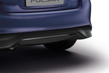 Nissan Pulsar (2014 >) Genuine Black Styling Rear bumper insert KE5453Z57D