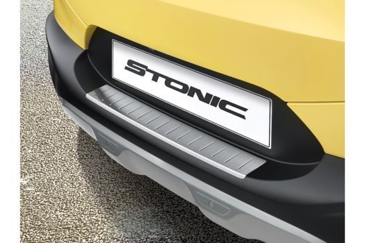 Genuine Kia Stonic 2017> Brushed Rear Bumper Protector / Trim H8274ADE60ST
