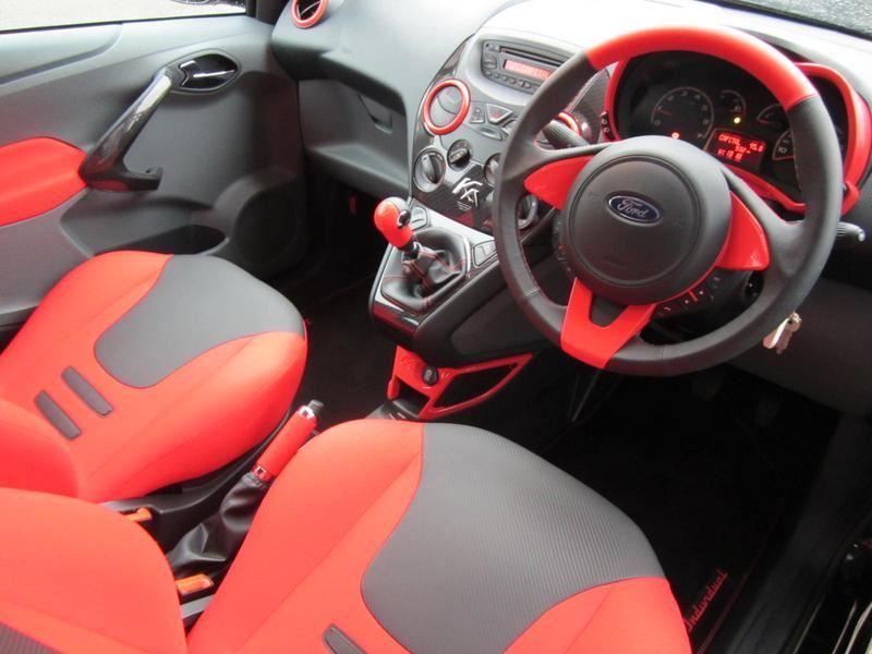 Genuine Ford Ka Centre Console Mounted Storage Net in Sunrise (Red) (1714255)