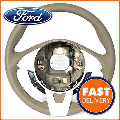 Genuine Ford KA Leather Steering Wheel Dark Florida With Controls