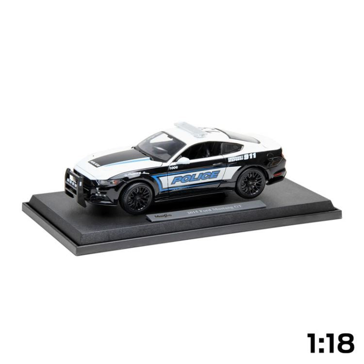 Genuine Ford Mustang 2015 GT Police Car 1:18 - 35030126