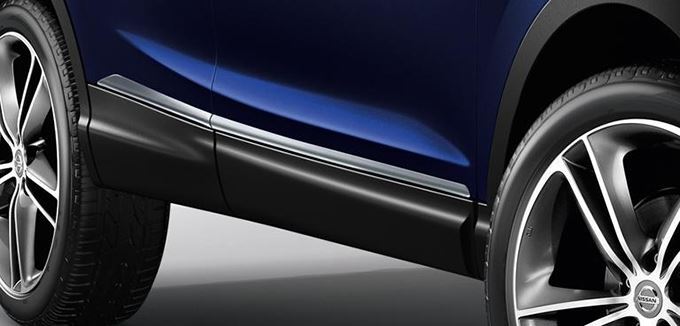 Nissan Qashqai (2014 -2017) Door Sills Strips Ice Chrome KE7604E50I