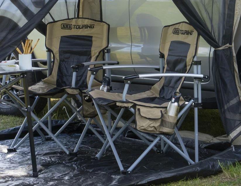 Genuine Ford Kuga 2020> Camping Chair With Carry Bag, Black and Beige 2615988