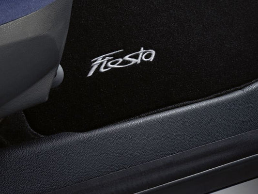 Genuine Ford Fiesta Premium Velour Front Car Mats - from 23/2/2011 (2401520)