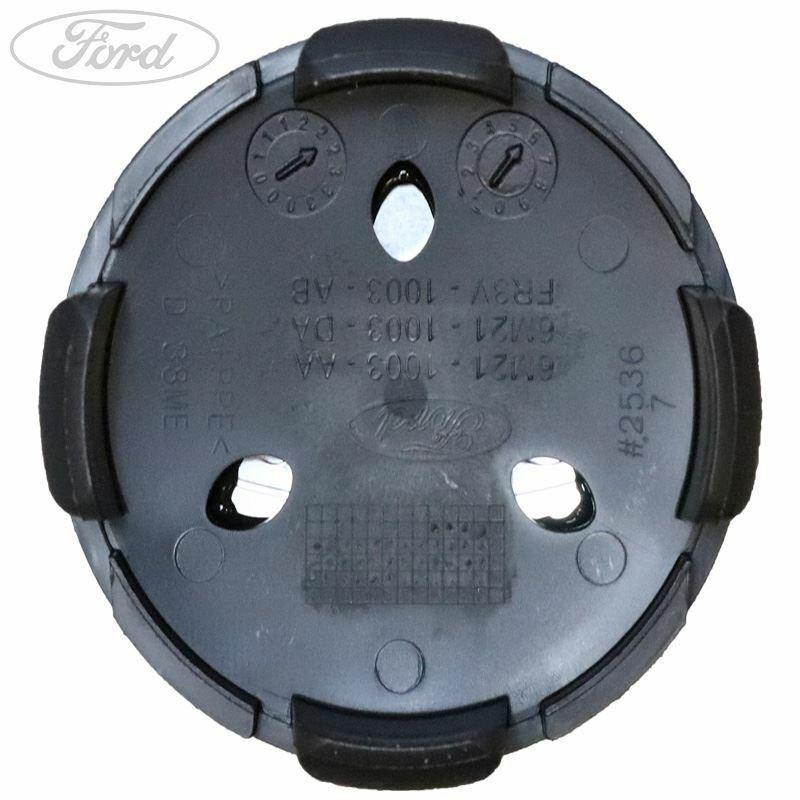 Genuine Ford Gloss Black Alloy Wheel Centre Cap (2037230)