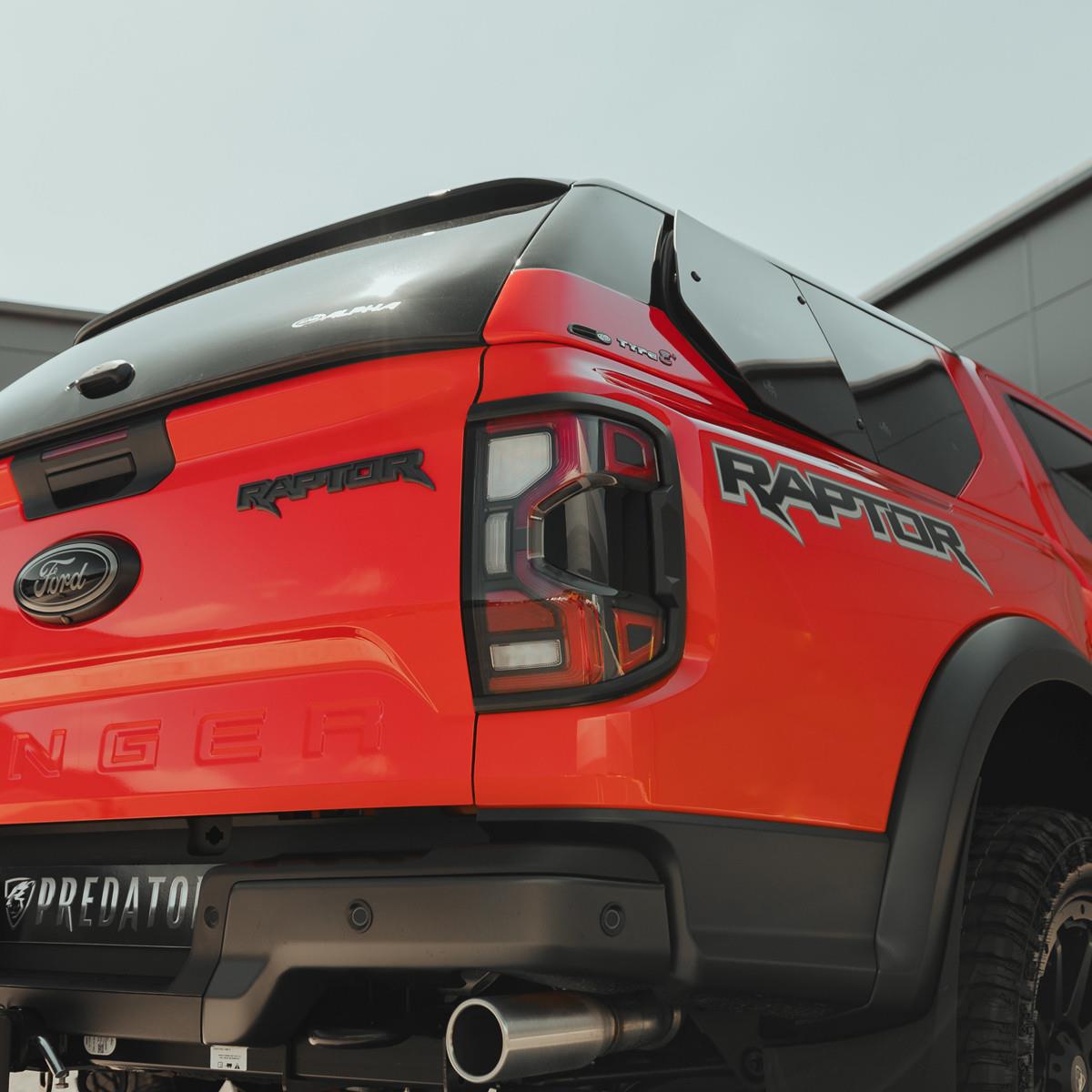 Genuine Ford Ranger Raptor 2022> Shadow Black ALPHA TYPE-E HARDTOP CANOPY