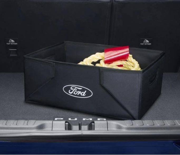 Genuine Ford Mustang Mach-E 2020> Black Fabric Foldable Transport Box 2470827