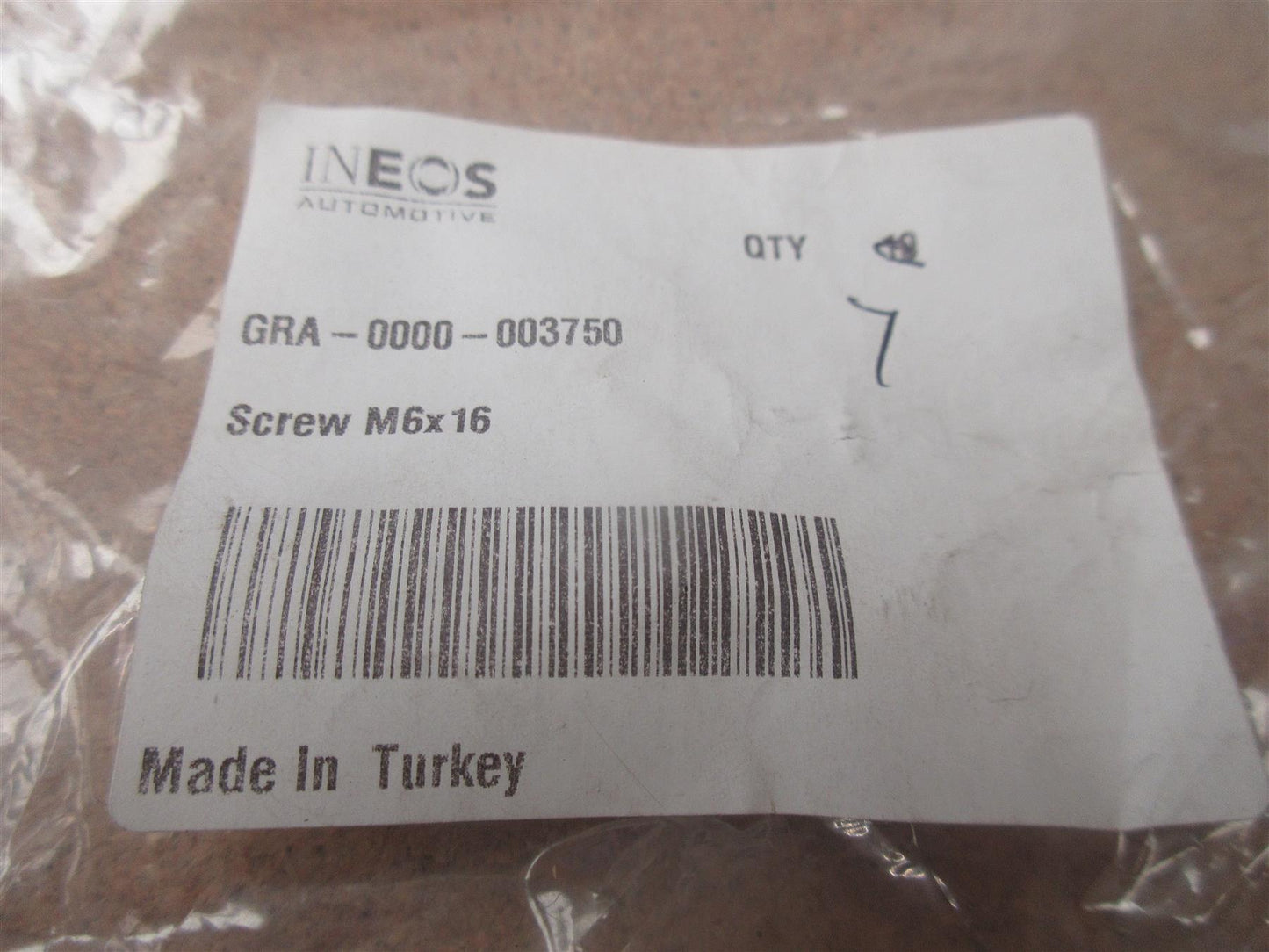 Genuine Ineos Grenadier 2023 Screw M6x16