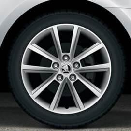 Genuine Skoda Octavia Hatch 2017> Teron 17" Alloy - 5E0071497A8Z8