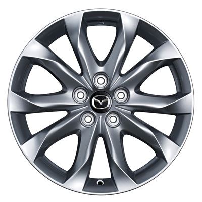 Mazda 3 (05/13>)Single 18" Alloy Wheel  5 x Twin Spoke in Silver (9965227080CN)