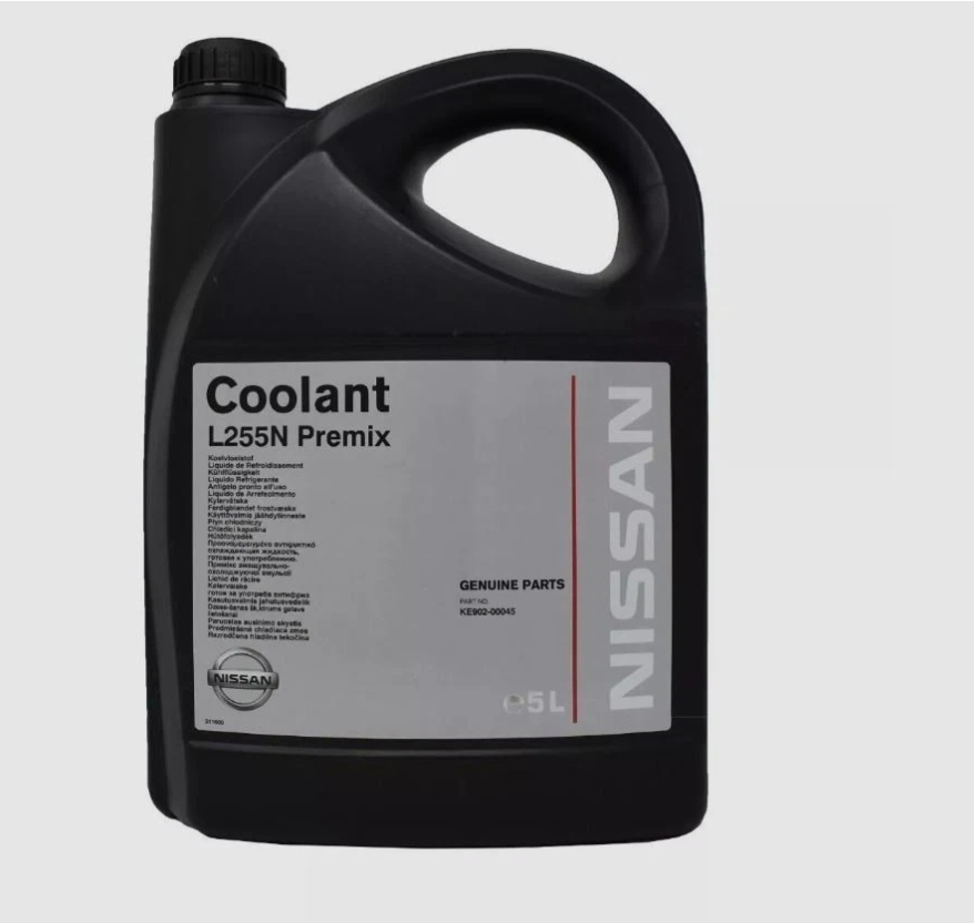 Genuine Nissan L255N Blue Premix 5 Litre Coolant KE90200045