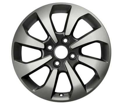 Genuine Ford Fiesta 2017> 16" Alloy Wheel 8 Spoke Design In Rock Metallic Machined - 2237385