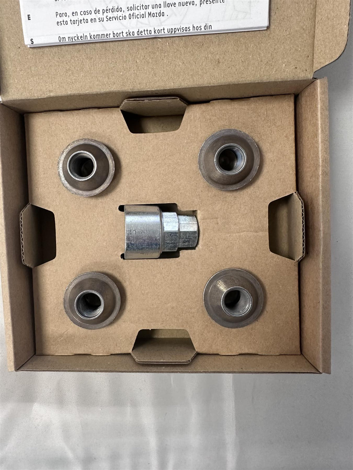 Genuine Mazda 6 2018> Set of Lockable Wheel Nuts - 21mm 410077692C
