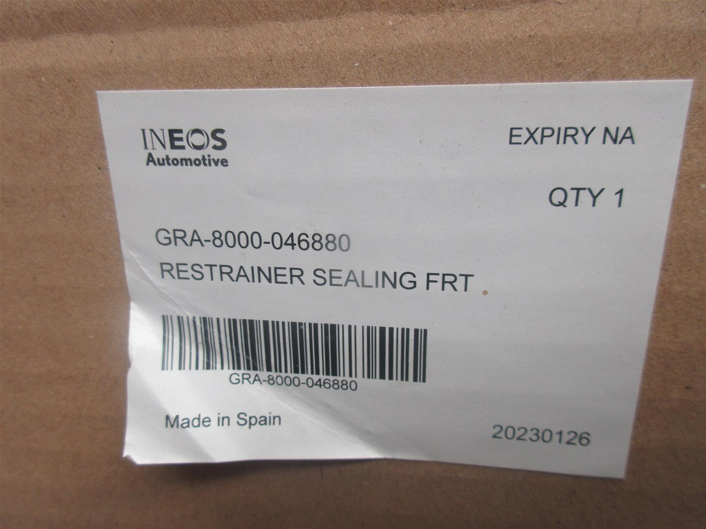 Genuine Ineos Grenadier 2023 Seal