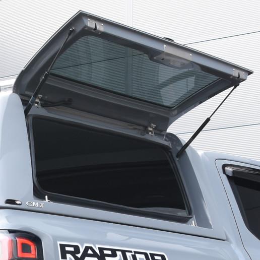 Genuine Ford Ranger Wildtrack 2022> ALPHA CMX CANOPY WITH GLASS LIFT-UP DOORS