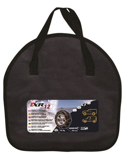 16mm Heavy Duty Snow Chain 20 " Wheels 4X4, SUV, Pick Up & Van 255/45R20 TXRPRO