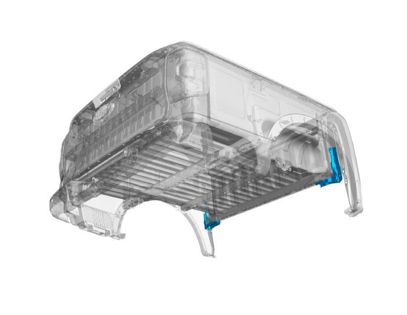 Genuine Ford Ranger Wildtrack 2022> RANGER LOAD BOX REINFORCEMENT BRACKETS 2649591