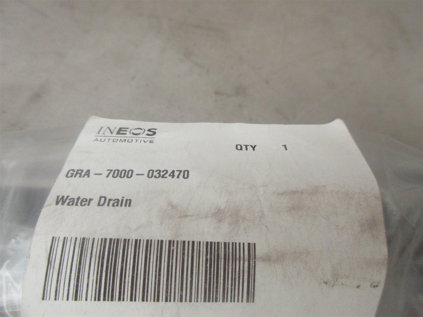 Genuine Ineos Grenadier 2023 Water Drain