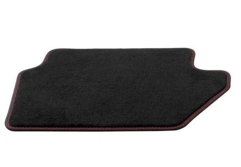 Genuine Ford Fiesta 2017> Full set of Carpet Mats in Black with Red Stitching