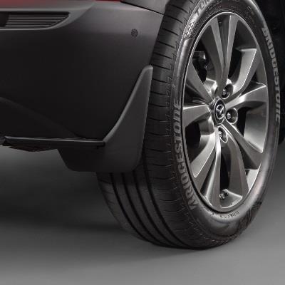 Genuine Mazda CX-30 2019> Set of Rear Mud Flaps Black FR5V3460