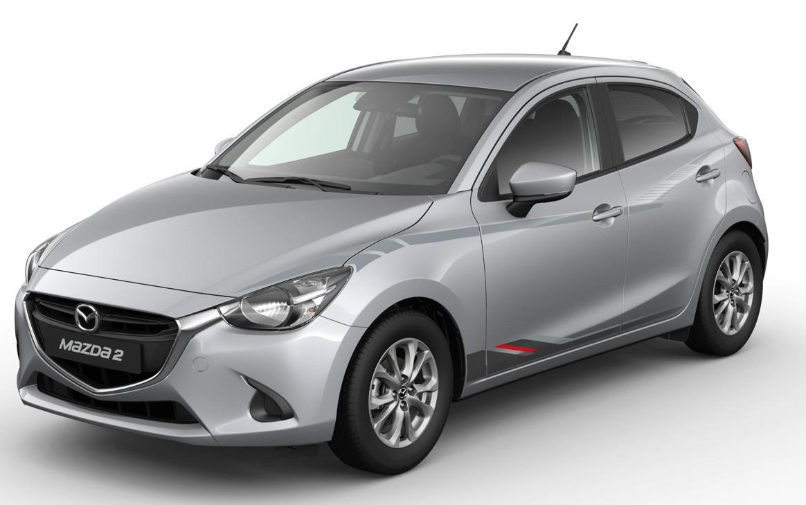 Mazda 2 (02.2015 >) Body Decal Kit - Black / Red / Silver (DA7EV3040D1)