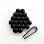 Genuine Mazda2 Hybrid 2022> Wheel Nut Caps 21mm 20pc Set 410077024