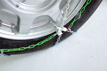 Green Valley TXR9 Winter 9mm Snow Chains - Car Tyre for 16" Wheels 235/55-16-Kit-110