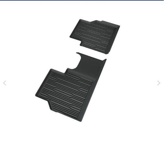 Genuine Ford New Explorer 2024> Rear Black Rubber Floor Mats