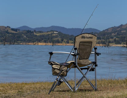 Genuine Ford Mustang Mach-E 2020> ARB Camping Chair with Carry Bag, Black and Beige
 2615988