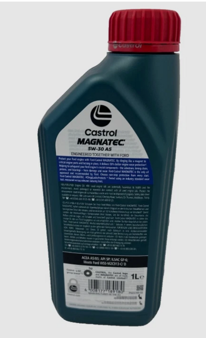 Ford Genuine Castrol Magnatec Engine / Motor Oil 5W 30 Formula F 6 Litres