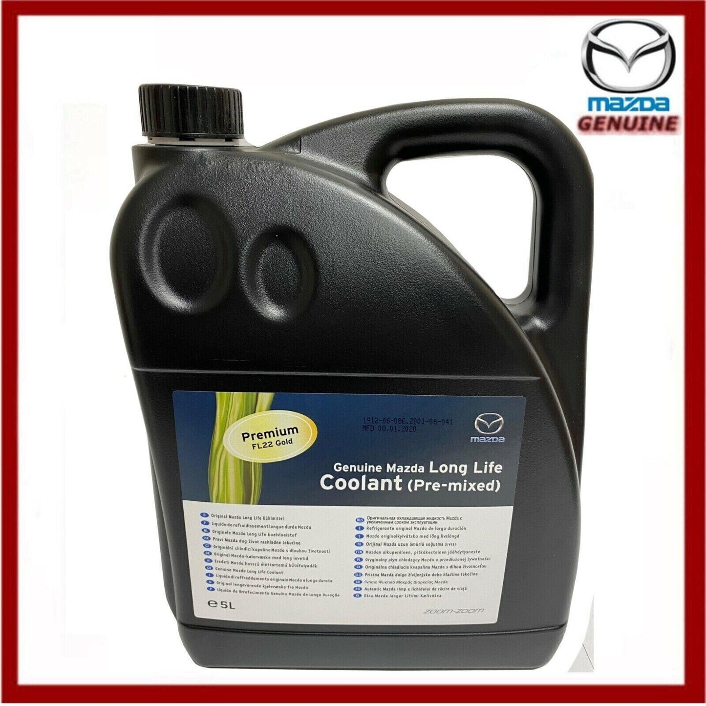 Genuine Mazda FL22 Long Life Coolant Pre-Mix 10L New! Premium FL22
