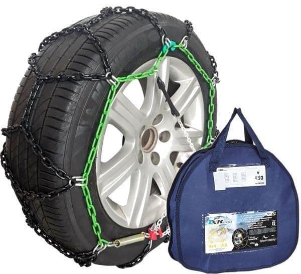 16mm Heavy Duty Snow Chain 18 " Wheels 4X4, SUV, Pick Up & Van 265/40R18 TXRPRO