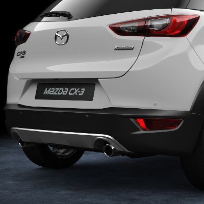 Genuine Mazda CX-3 2018> Rear Under Trim in matte silver - DD2FV3900A