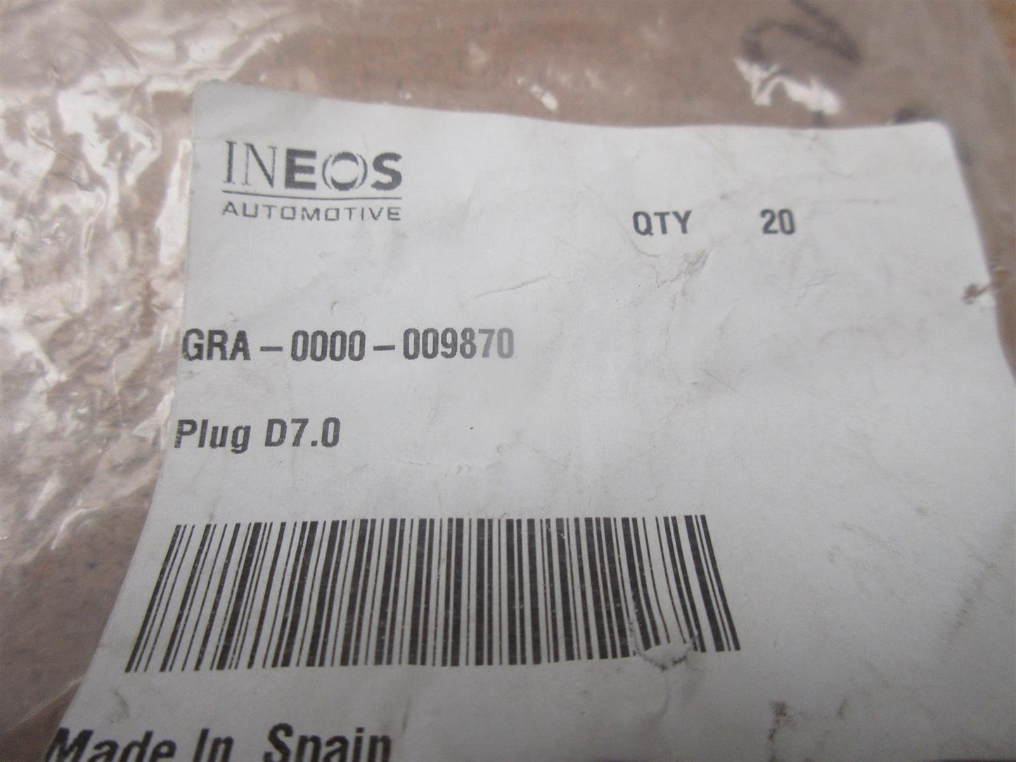 Genuine Ineos Grenadier 2023 Plug D7.0