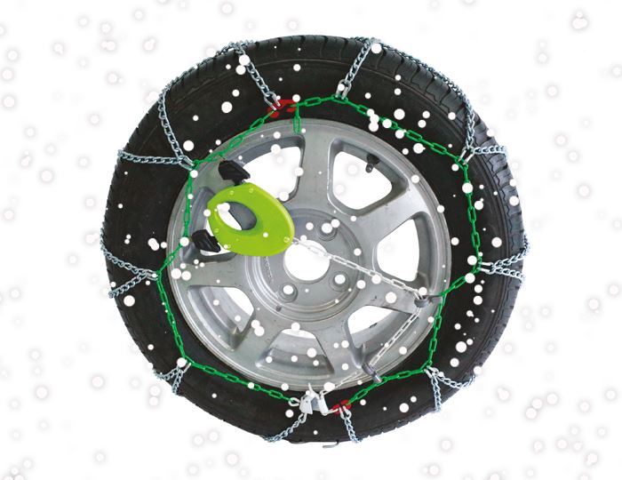 Green Valley TXR9 Winter 9mm Snow Chains - Car Tyre for 18" Wheels 275/35-18
