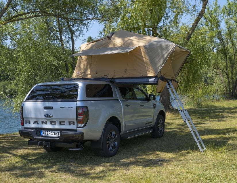 Genuine Ford Ranger Wildtrack 2022 ROOFTOP TENT FLINDERS WITH LADDER Sandicliffe Shop