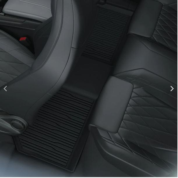 Genuine Ford New All-Electric Capri 2024> Rear Rubber Floor Mats in Black