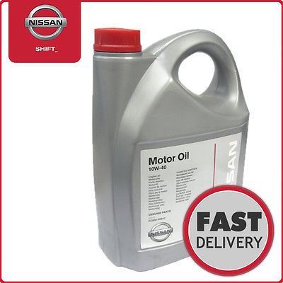 Genuine Nissan 10W40 Semi Synthetic Motor / Engine Oil 5 litres / ltrs 5L