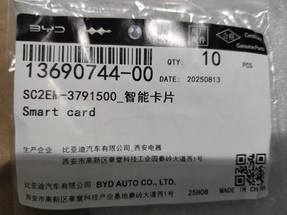 Genuine BYD New All-Electric Sealion 7  2025>NFC Card - 13690744-00