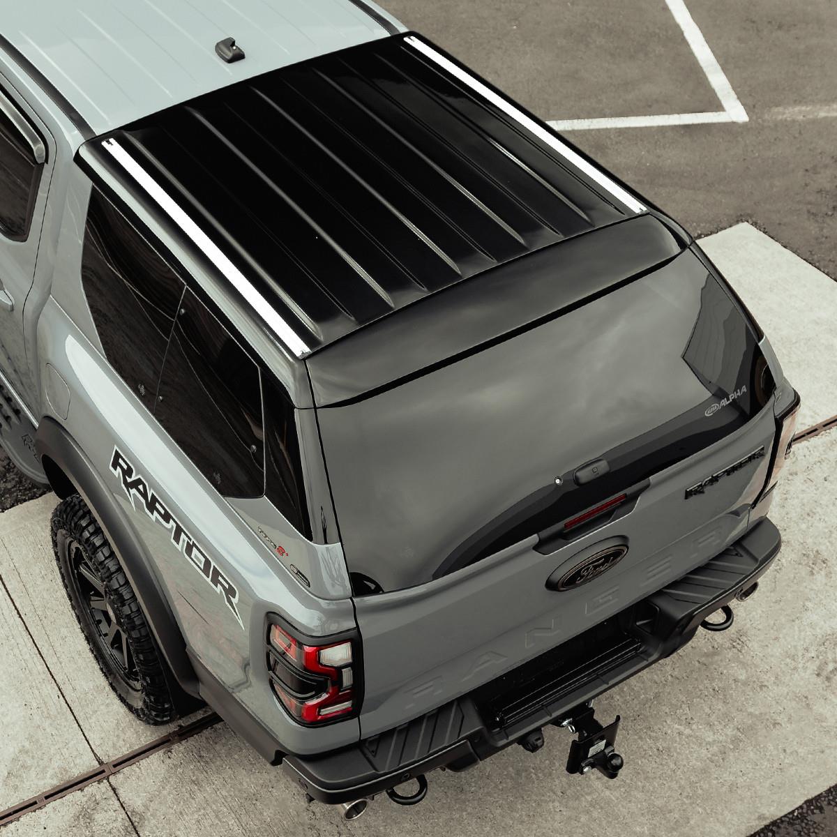 Genuine Ford Ranger Raptor 2022> Aluminium Silver ALPHA TYPE-E HARDTOP CANOPY